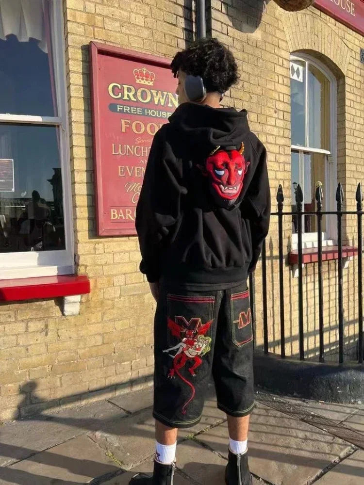 American INS Hip-Hop Y2K Street Shorts