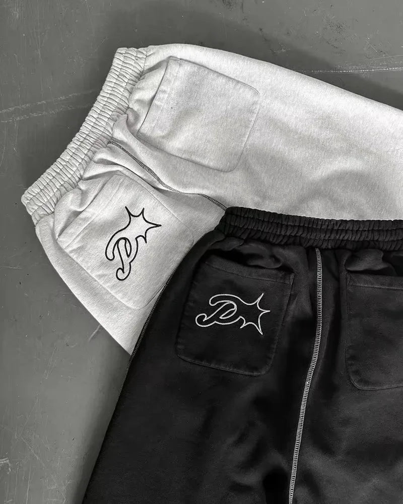 Streetwear PROTECT Embroidered Sweatpants β Unisex Y2K Harajuku Hip-Hop Loose Fit Pants