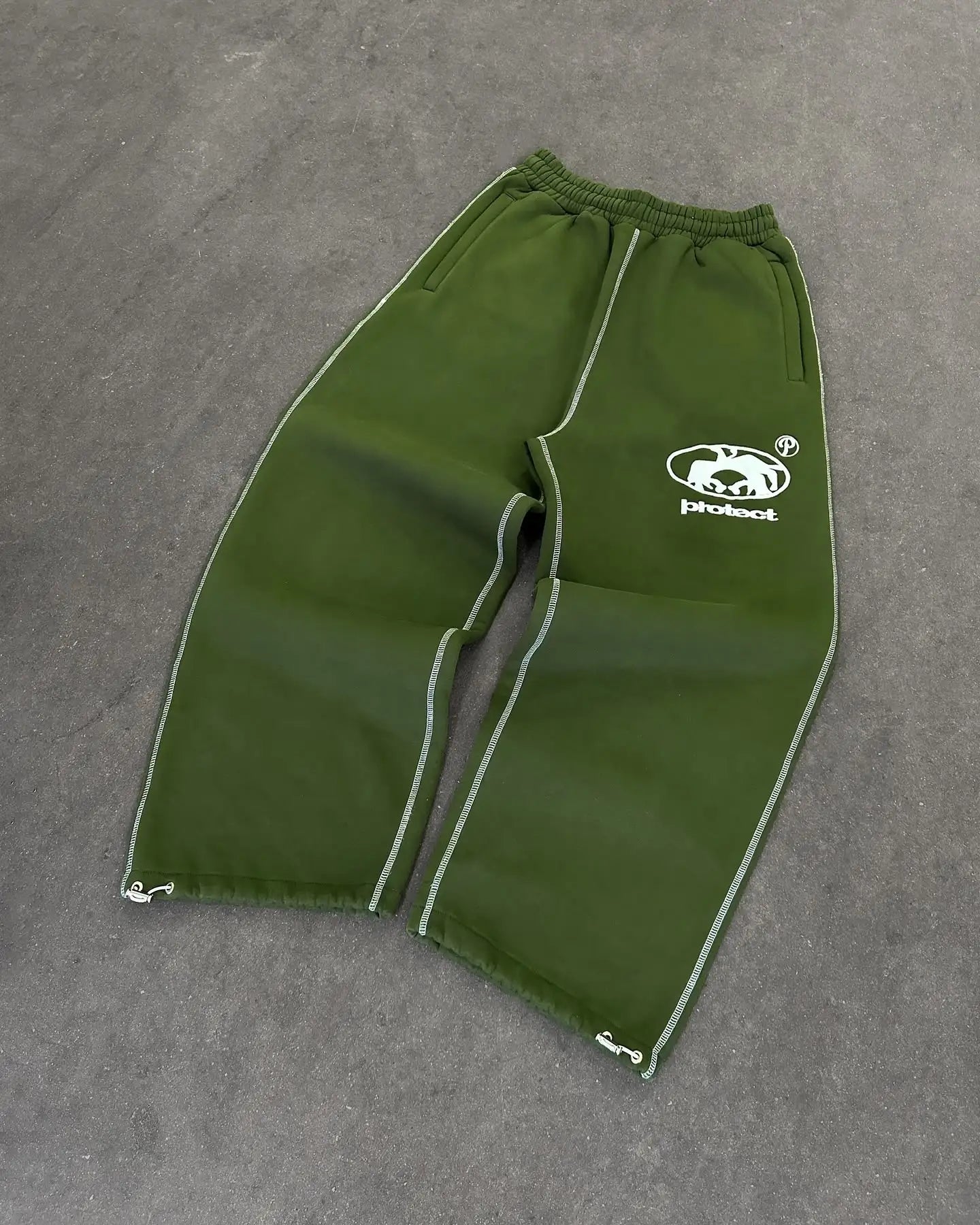 Streetwear PROTECT Embroidered Sweatpants β Unisex Y2K Harajuku Hip-Hop Loose Fit Pants