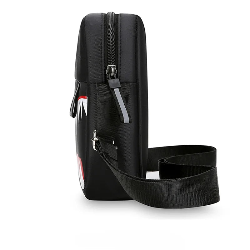 Men’s Nylon Crossbody Shoulder Bag – Lightweight Travel Chest Pack & Cell Phone Pouch