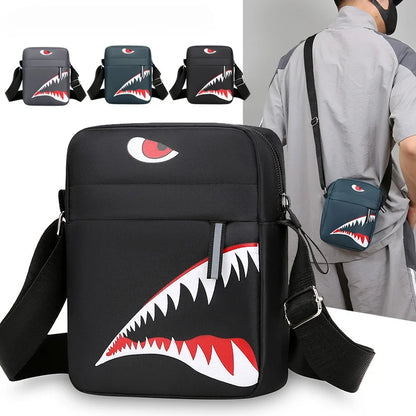 Men’s Nylon Crossbody Shoulder Bag – Lightweight Travel Chest Pack & Cell Phone Pouch