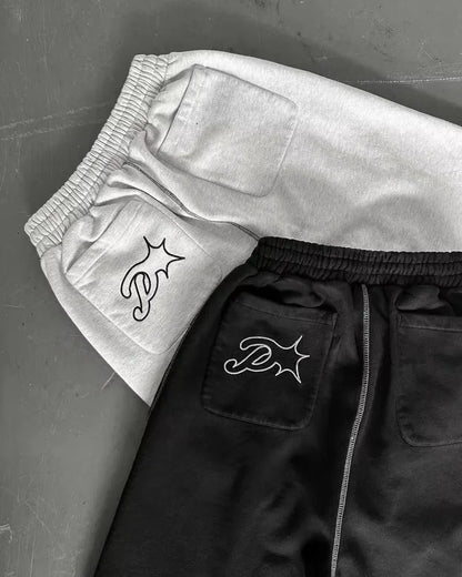 Streetwear PROTECT Embroidered Sweatpants – Unisex Y2K Harajuku Hip-Hop Loose Fit Pants