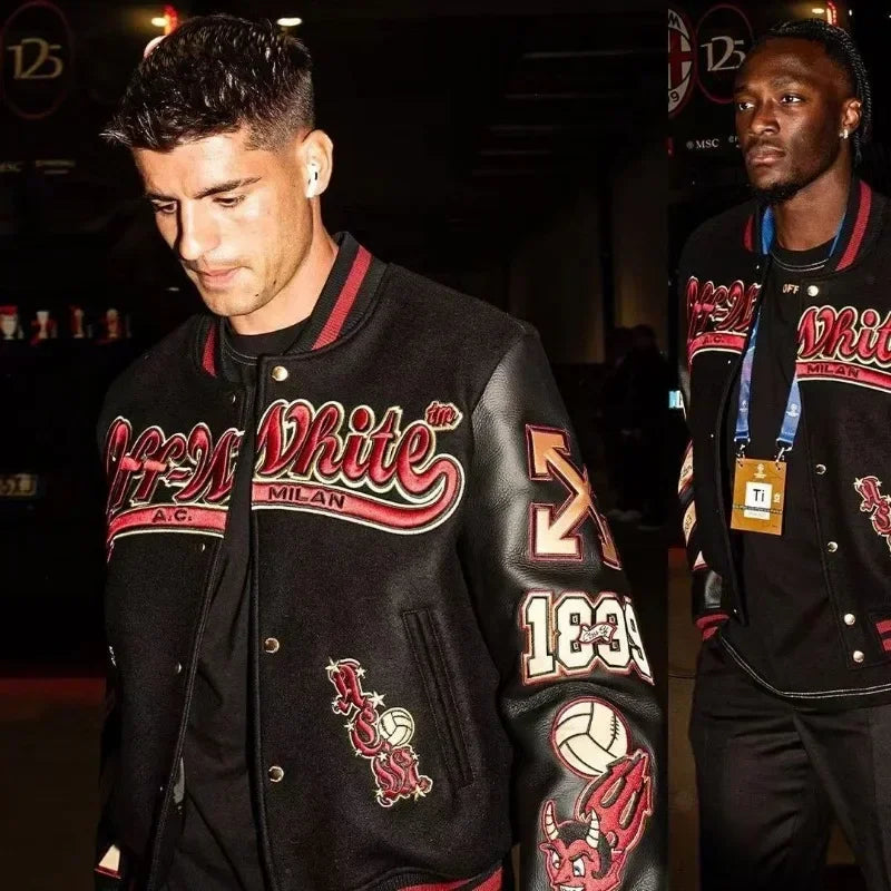 Y2K Retro Baseball Jacket – Embroidered Street Punk Varsity for Men & Women