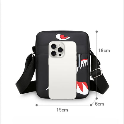 Men’s Nylon Crossbody Shoulder Bag – Lightweight Travel Chest Pack & Cell Phone Pouch