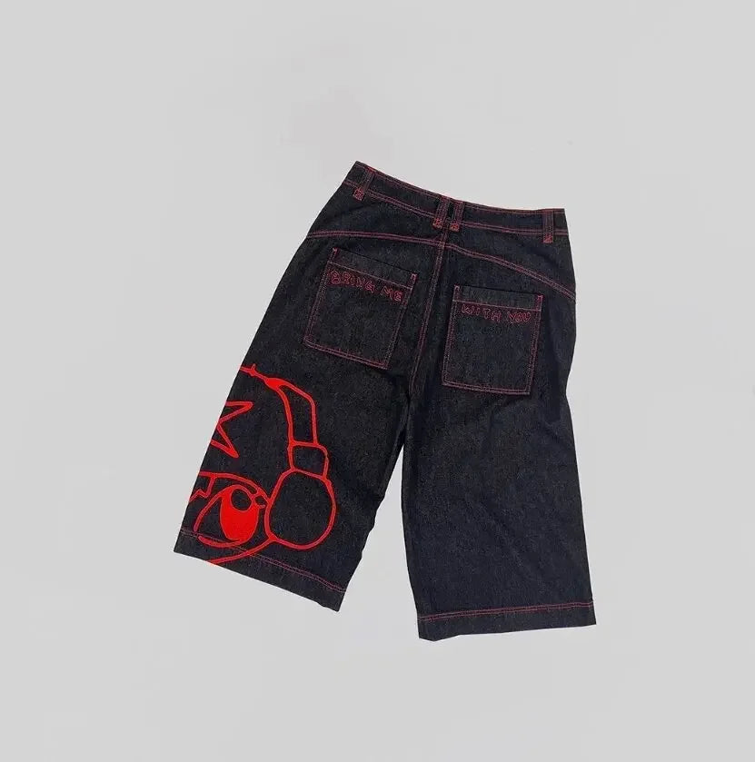 American INS Hip-Hop Y2K Street Shorts